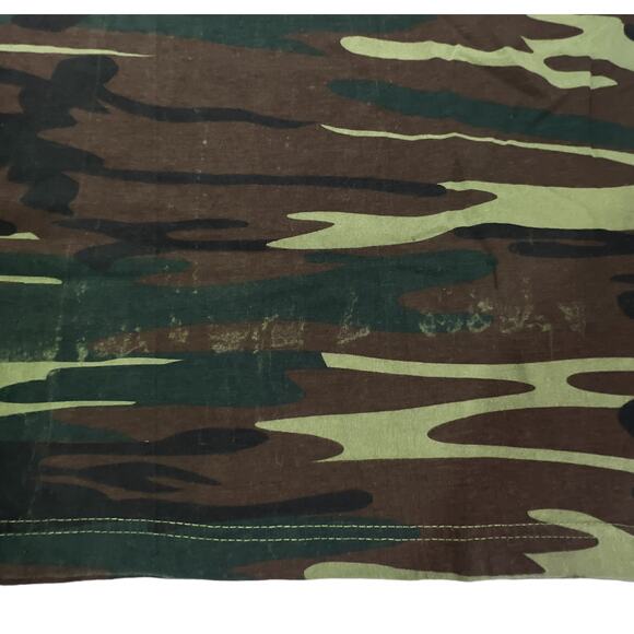 Code Five Crew Neck T-Shirt Top Adult  Medium Green Woodland Camouflage Short Sl - Picture 5 of 10